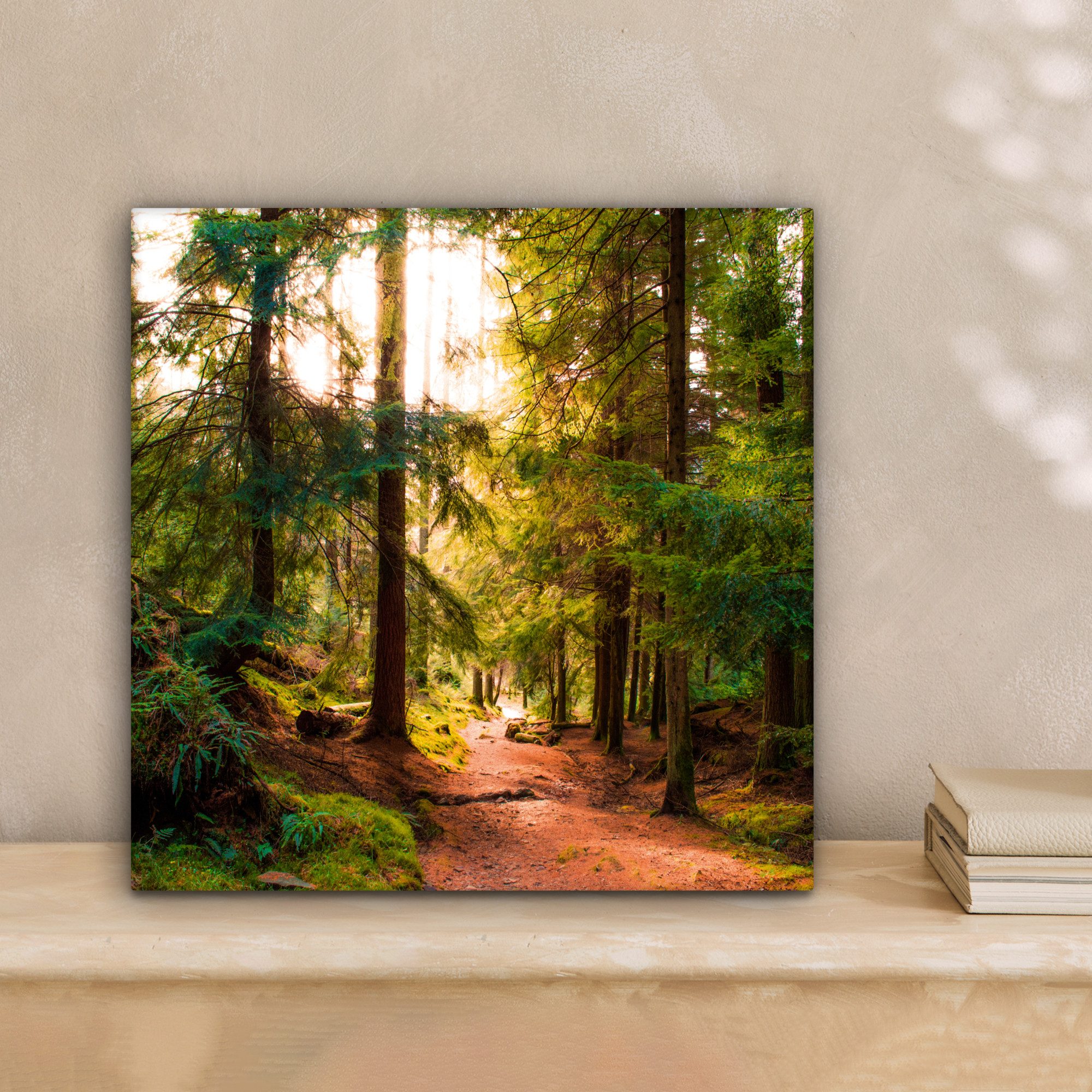 OneMillionCanvasses® Leinwandbild Wald - Weg - günstig online kaufen