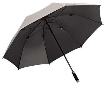 EuroSCHIRM® Partnerschirm birdiepal® Automatic, silber, Regenschirm für Zwei, mit großem Dach, Automatik und mit UV-Schutz 50+