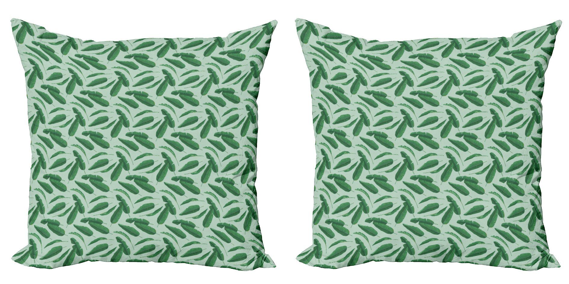 Kissenbezüge Modern Accent Doppelseitiger Digitaldruck, Abakuhaus (2 Stück), Bananenblatt elongating Mantel