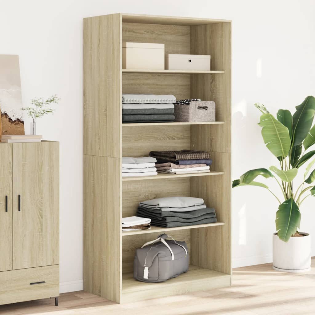 vidaXL Schrankmodule Kleiderschrank Sonoma-Eiche 100x50x200 cm Holzwerkstof günstig online kaufen