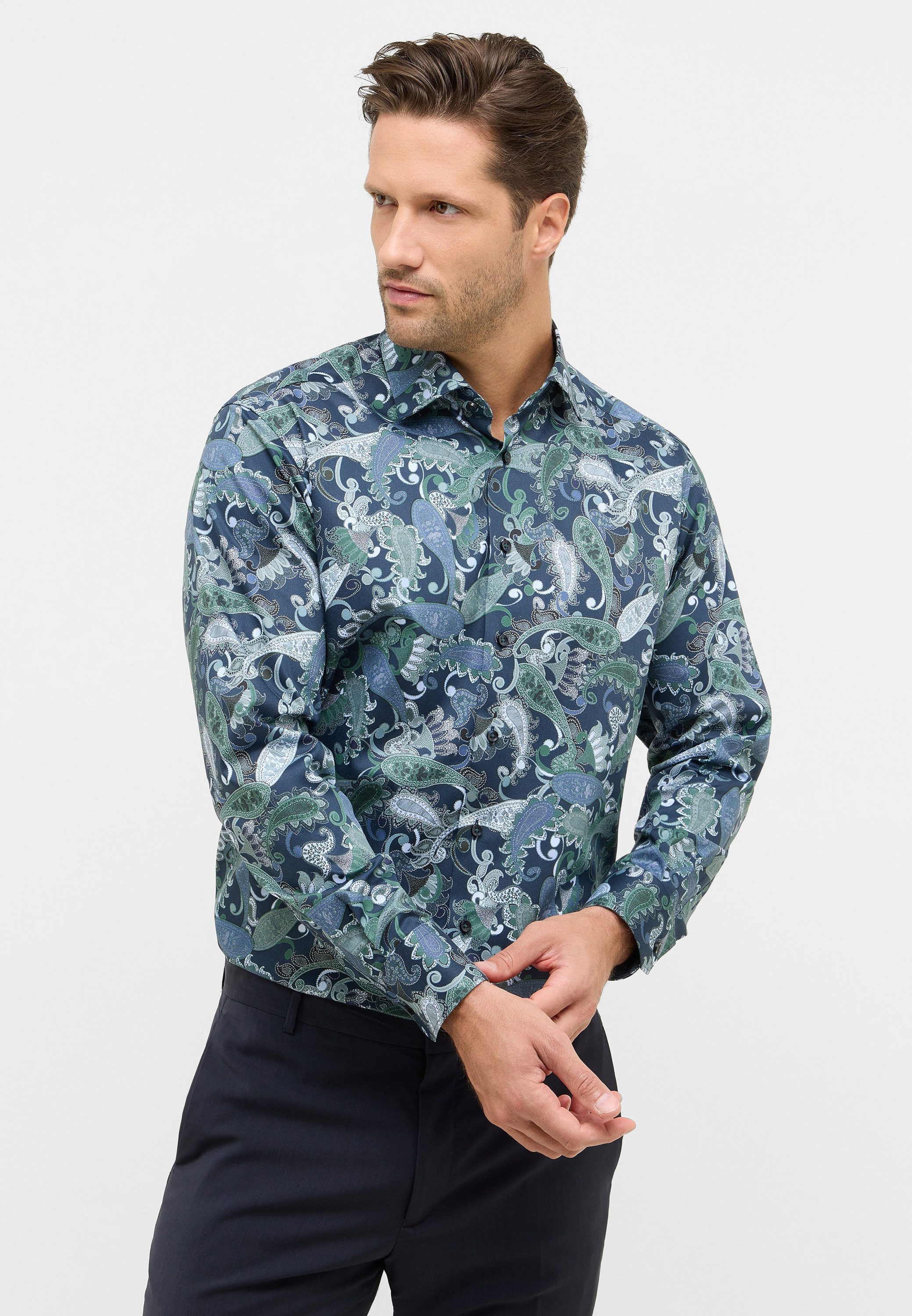 Eterna Langarmhemd MODERN FIT NON IRON (bügelfrei)