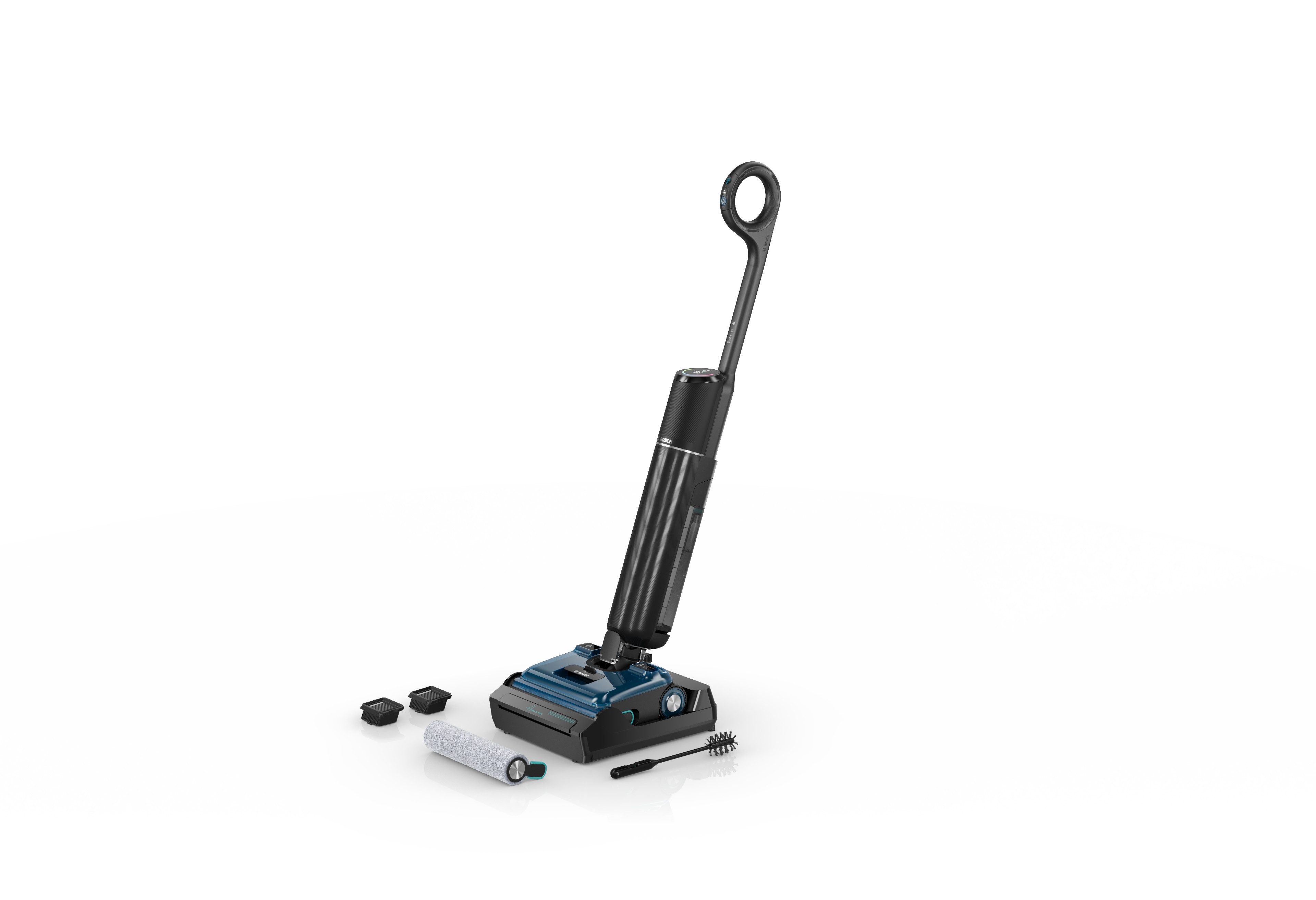 BOSCH Nass-Trocken-Sauger OneFlow Serie 6 BHF61BM/BHF61BS, Selbstreinigung, 24.000 PA Saugkraft, Saugen & Wischen in einem, Anti-Haarverwicklung