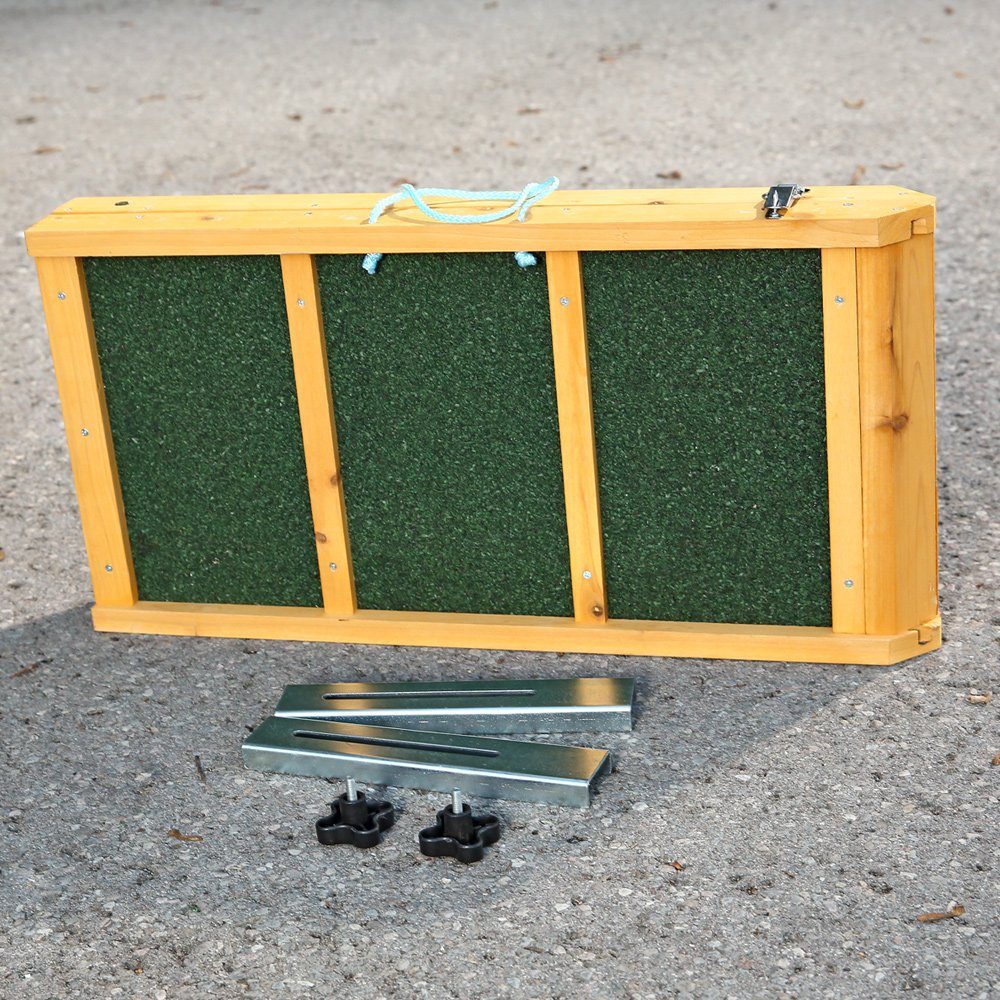 Mucola Hunderampe Hunderampe Auto Teleskop Rampe Einstiegshilfe Autorampe Hundetreppe (Stück, 1-St., Rampe), Vorimprägniertes Fichtenholz und Asphaltmatte