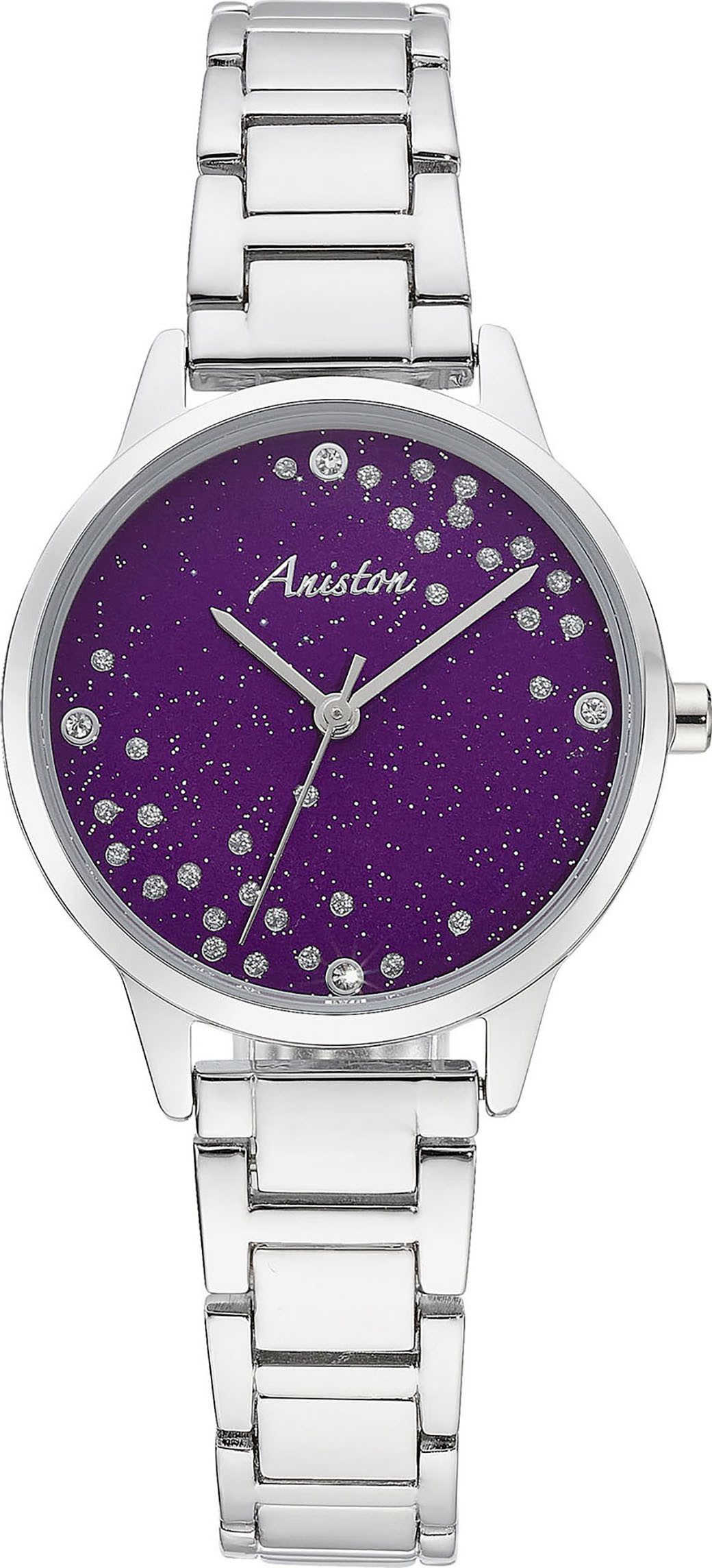 Aniston JEWELRY & WATCHES Quarzuhr, Armbanduhr, Damenuhr, analog, Glasstein günstig online kaufen