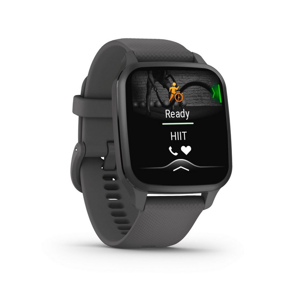 Garmin VENU SQ 2 Smartwatch (3,6 cm/1,41 Zoll, Proprietär), 24/7  Health-Tracking, inklusive Body Battery, Stress und Pulse Ox
