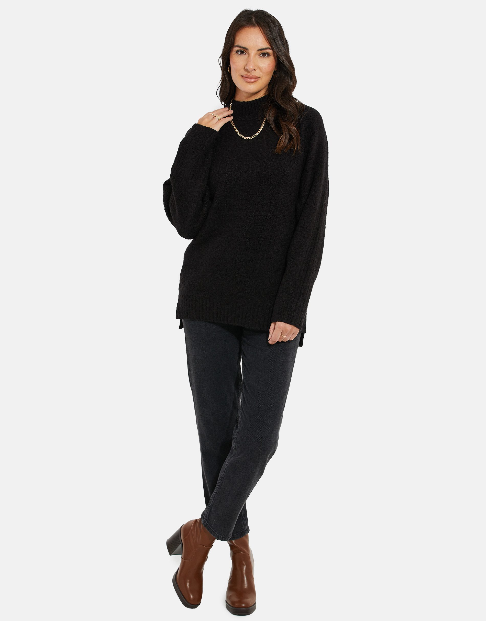 Threadbare В'язані светри THB Brick Multi Striped Roll Neck Jumper (1-tlg) im kuscheligen Design