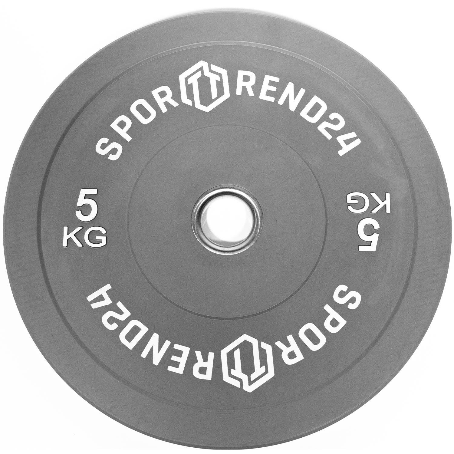 50mm Langhantel Plate 5kg mit Gewichtsscheibe, Gewichtscheibe Hantelscheiben Aufnahme 24 Sporttrend Gewichtsscheibe für Bumper Kurzhantel und Hantelscheibe