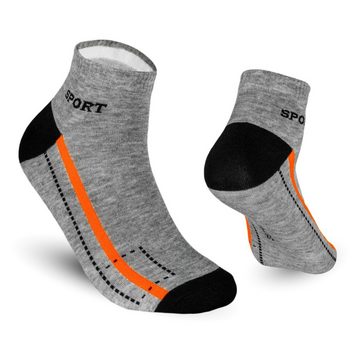 TEXEMP Sneakersocken 12 Paar Sneaker Socken Sport Freizeit Herren Damen Baumwolle Kurz (Packung, 12 Paar)