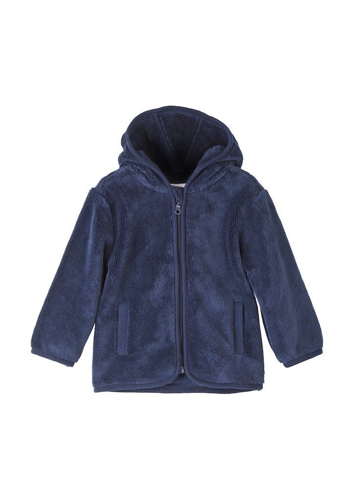 Allwetterjacke Kapuzenjacke aus Teddyplüsch