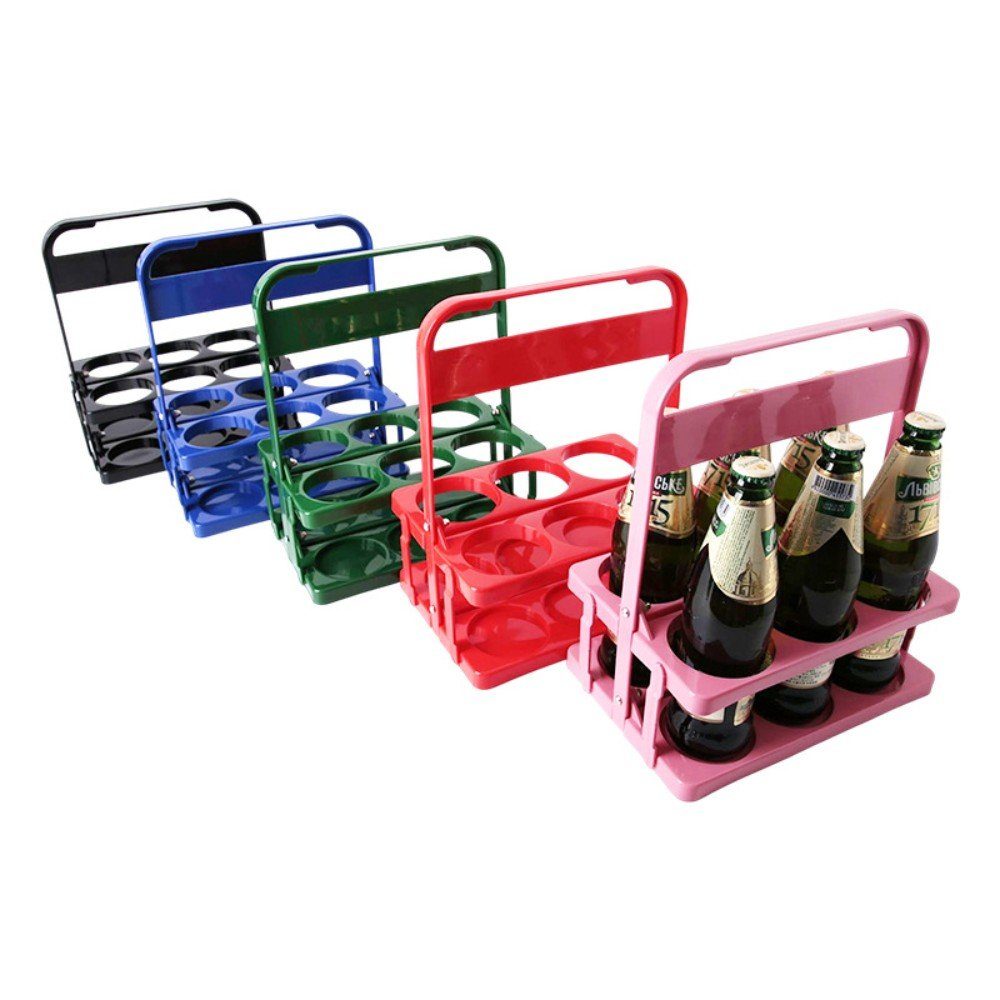 Bierflaschen, Bierflaschenhalter autolock Weinflaschenhalter für grün 6 Bierhalter Bierbehälter,