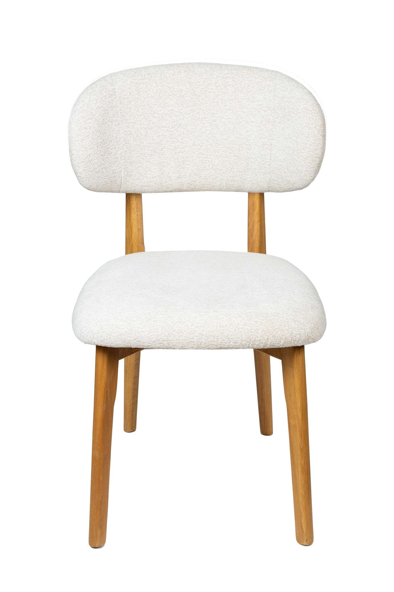 Home affaire Esszimmerstuhl Nomo Polsterstuhl, Küchenstuhl, 4-Fußstuhl (2 St), Chenille, Massivholzbeine, Retro