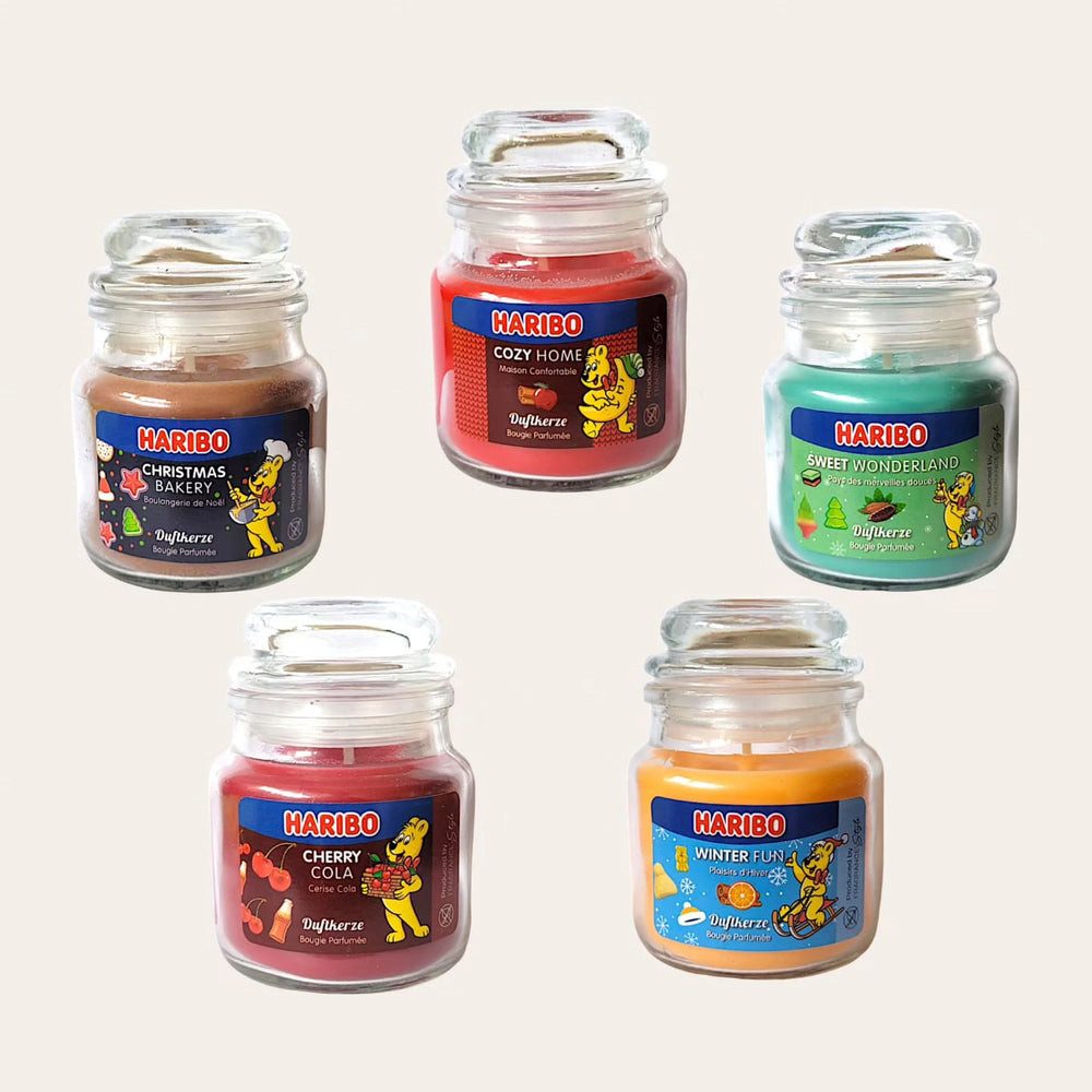 HARIBO Duftkerze Haribo Duftkerze All Year verschiedene Düfte 85g
