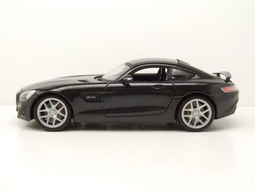 Maisto® Modellauto Mercedes AMG GT schwarz metallic Modellauto 1:18 Maisto, Maßstab 1:18