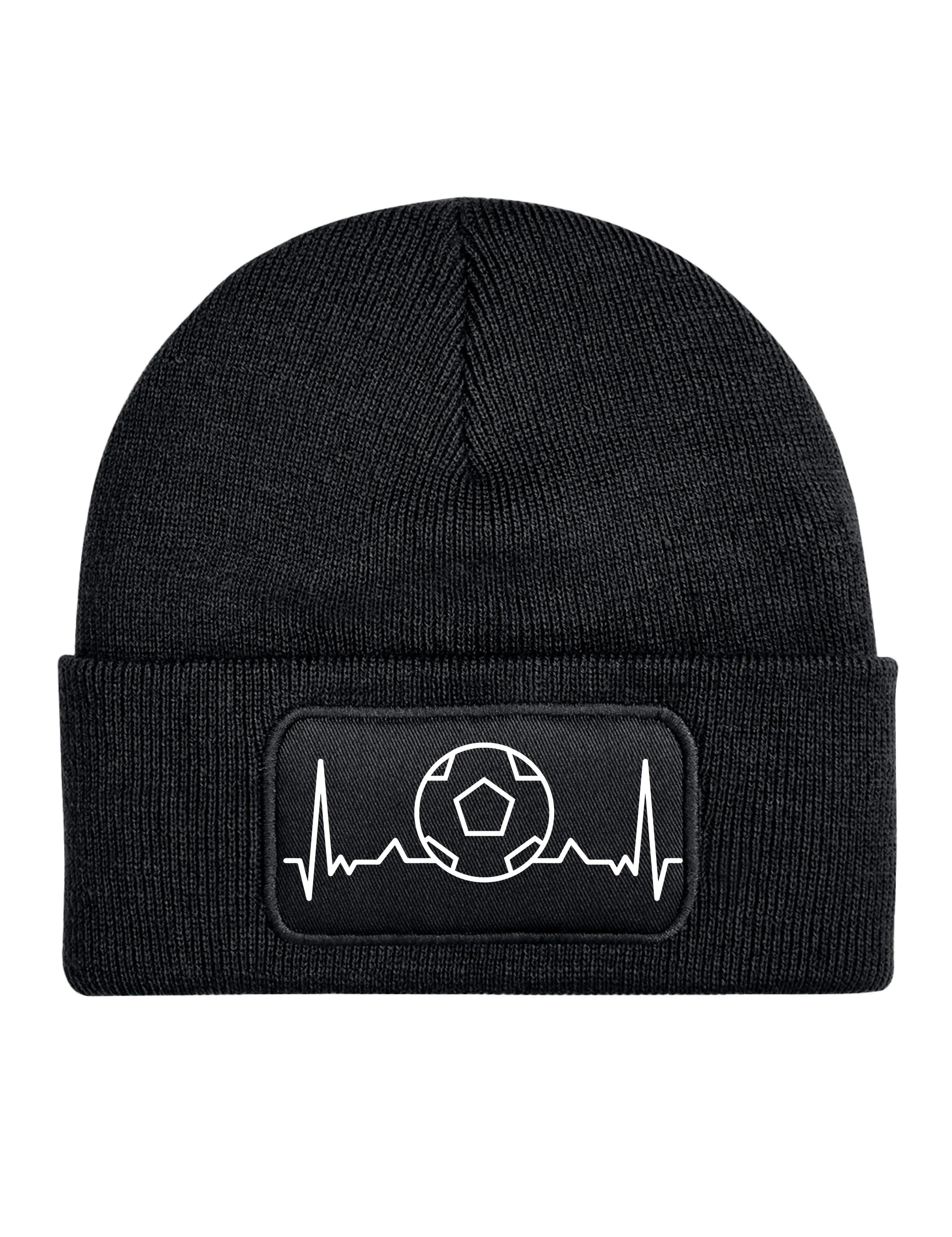 Youth Designz Beanie Unisex Kinder Beanie Mütze "Fußball" Sport Print Geschenk mit lustigem Aufdruck für Jungen und Mädchen Statement