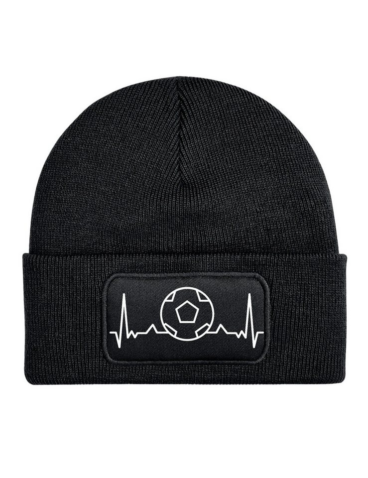 Youth Designz Beanie Unisex Kinder Beanie Mütze "Fußball" Sport Print Geschenk mit lustigem Aufdruck für Jungen und Mädchen Statement
