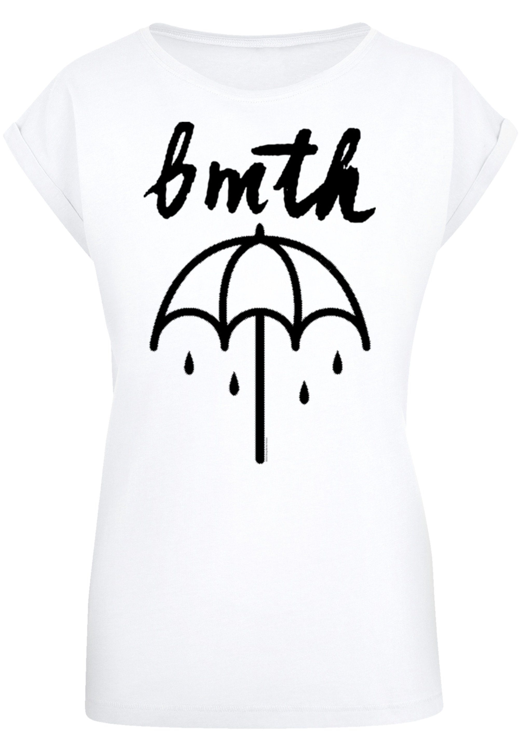 F4NT4STIC weiß Rock-Musik, Qualität, Metal Premium Umbrella Band Band T-Shirt BMTH