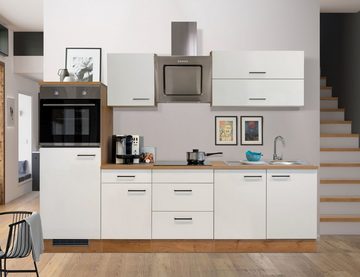 Flex-Well Küchenzeile Vintea, mit E-Geräten, Gesamtbreite 270 cm