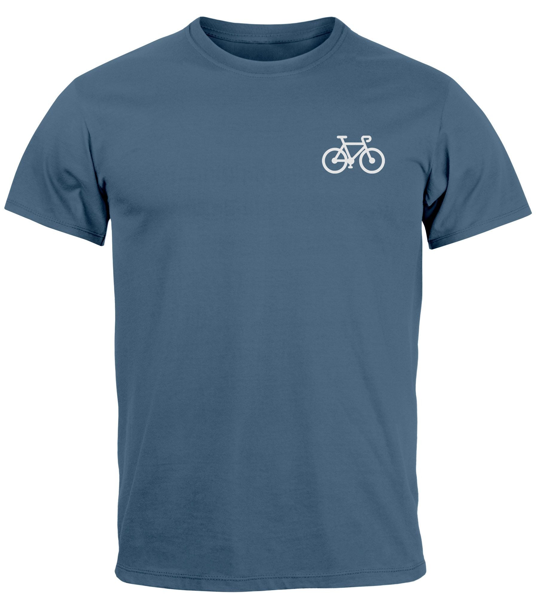 Neverless Print-Shirt Herren T-Shirt Fahrrad Bike günstig online kaufen
