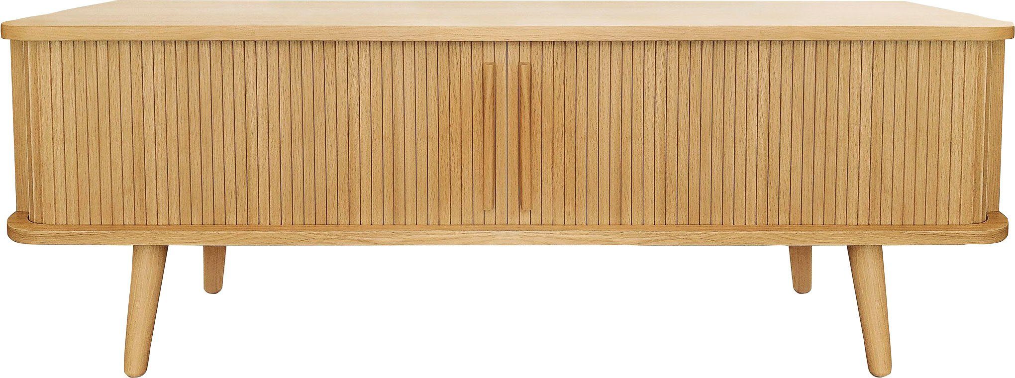 Woodman TV-Board Rove, besonderes Design, Breite 138 cm, mit Eichenholzfurnier