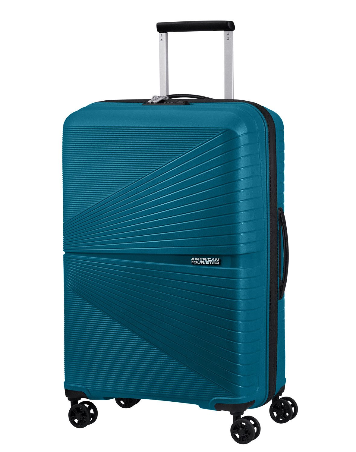 American Tourister® Koffer American Tourister Trolley mit 4 Rollen 67 cm Airconic deep ocean, 4 Rollen Rollen