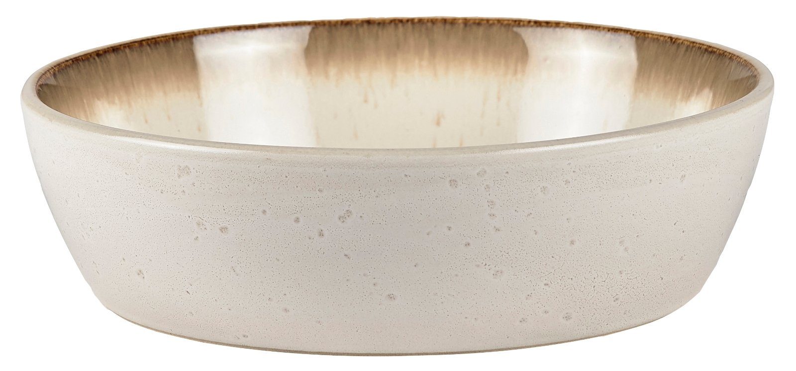 Bitz Suppenschale Suppenschale cream/cream 18 x 5 cm, Steinzeug, (Suppenschalen), Suppenschale 18 cm Steinzeug Creme/Creme