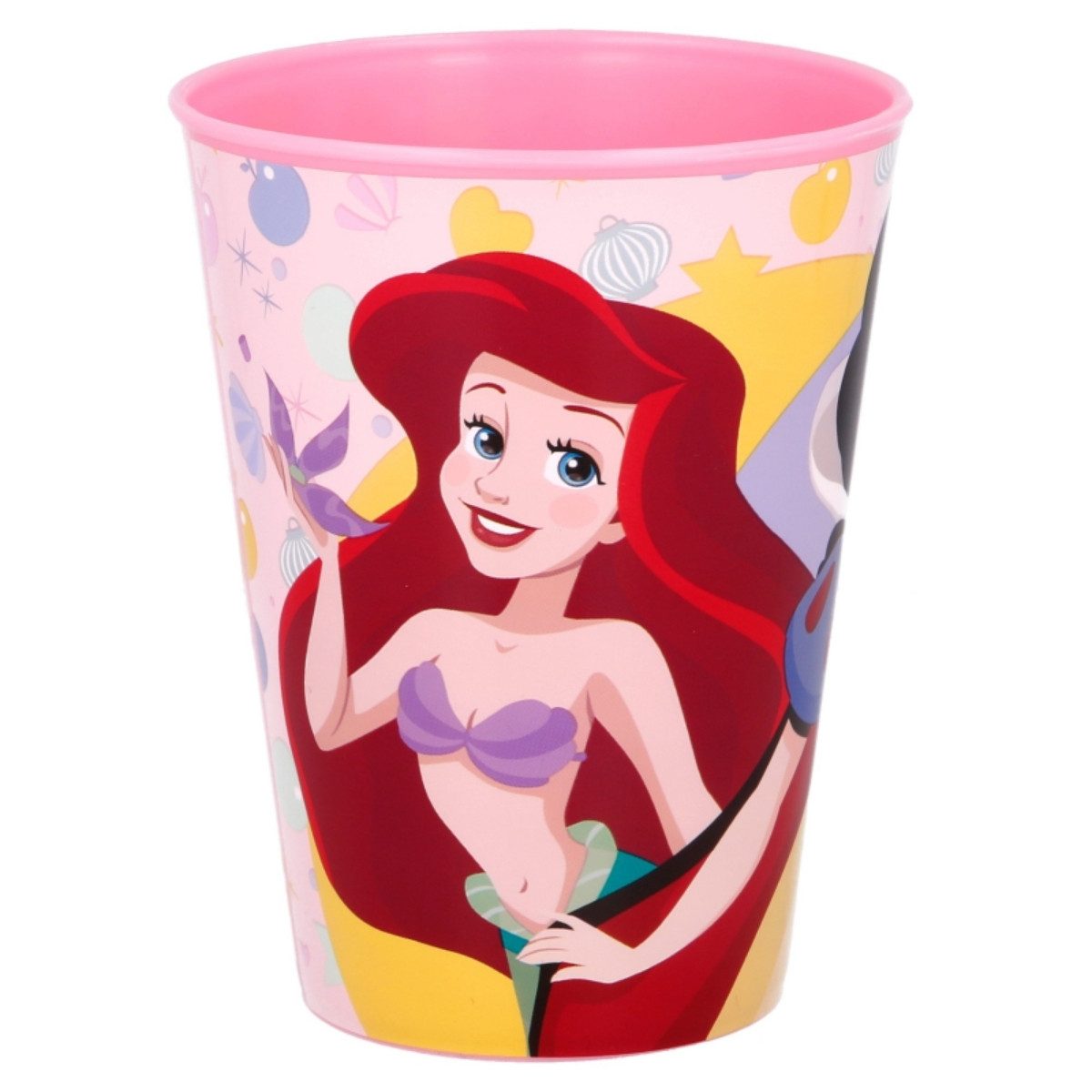 Storline Kinderbecher Disney Princess 260 ml Trinkbecher für Kita & Frühstück, Plastik