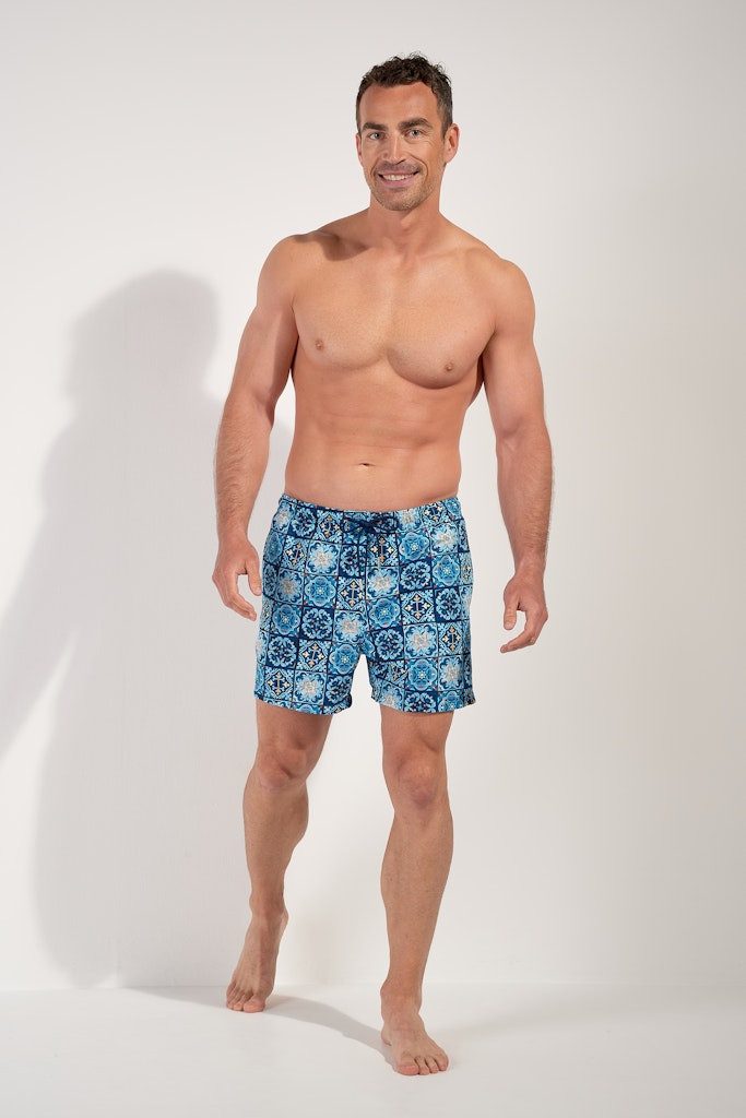 Hom Badeshorts HOM Maiolica Beach Boxer