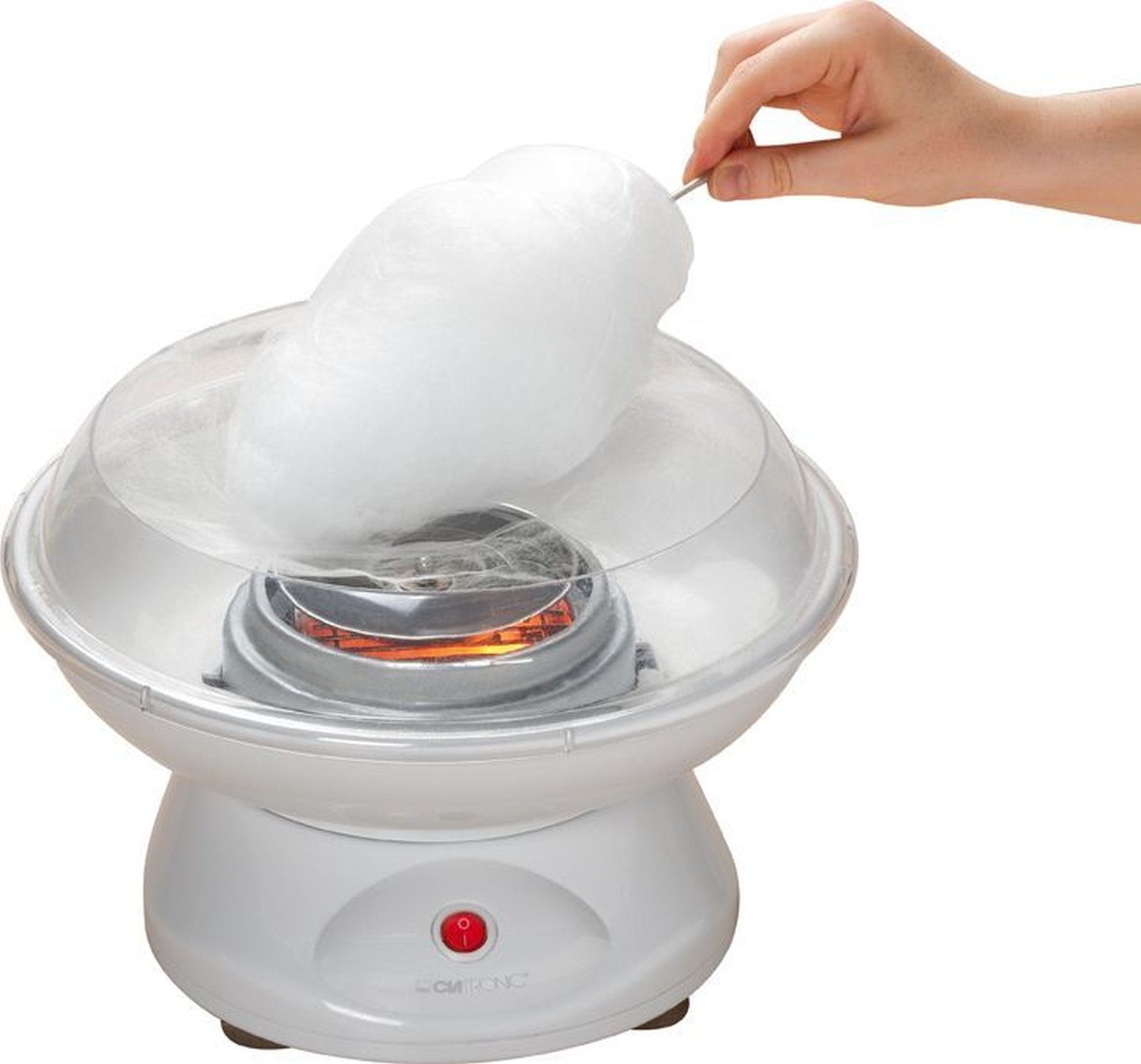 CLATRONIC Zuckerwattemaschine CLATRONIC Zuckerwattemaschine Zuckerwatte-Schale 400 Watt ZWM 3199