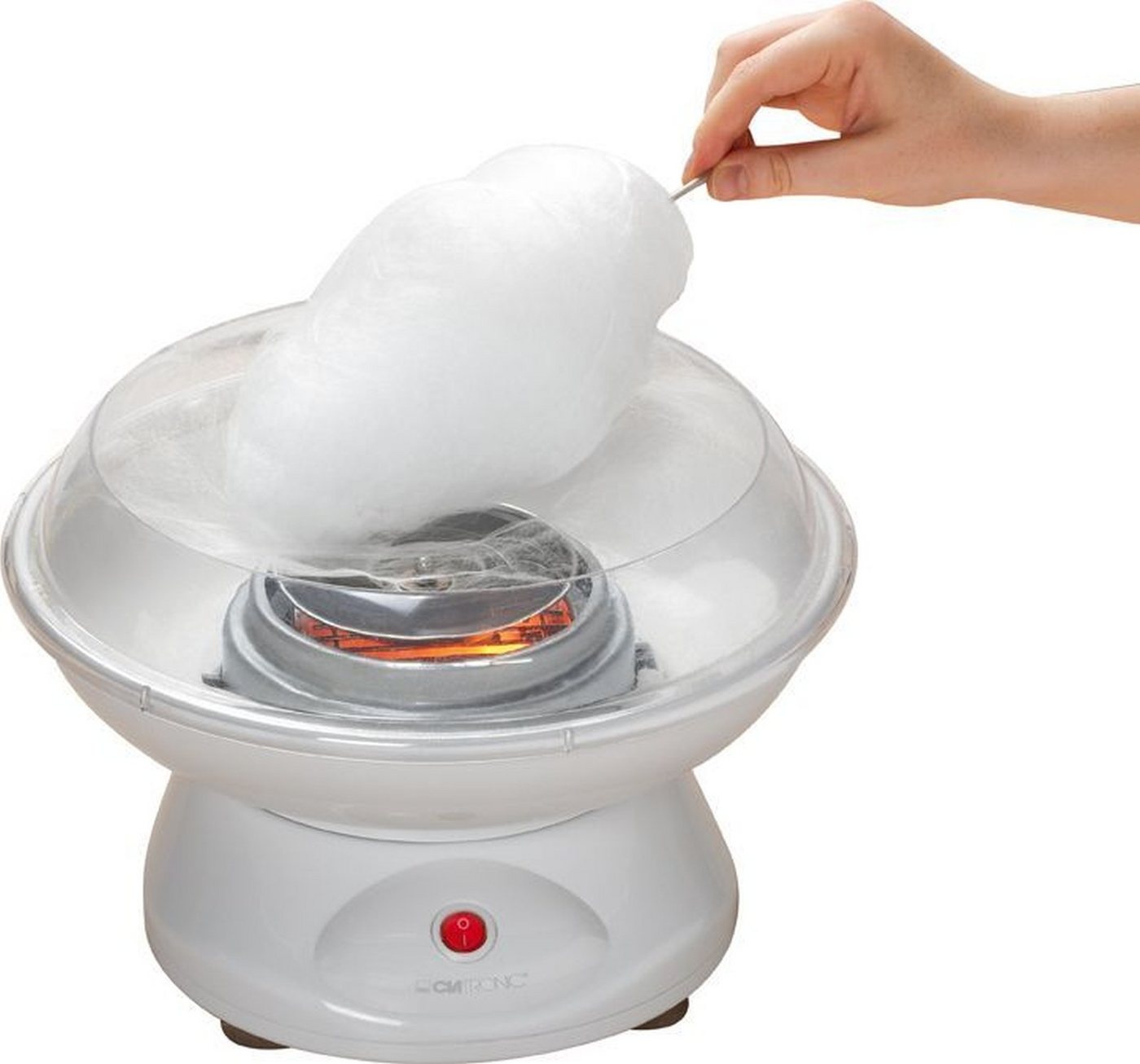 CLATRONIC Zuckerwattemaschine CLATRONIC Zuckerwattemaschine Zuckerwatte-Schale 400 Watt ZWM 3199