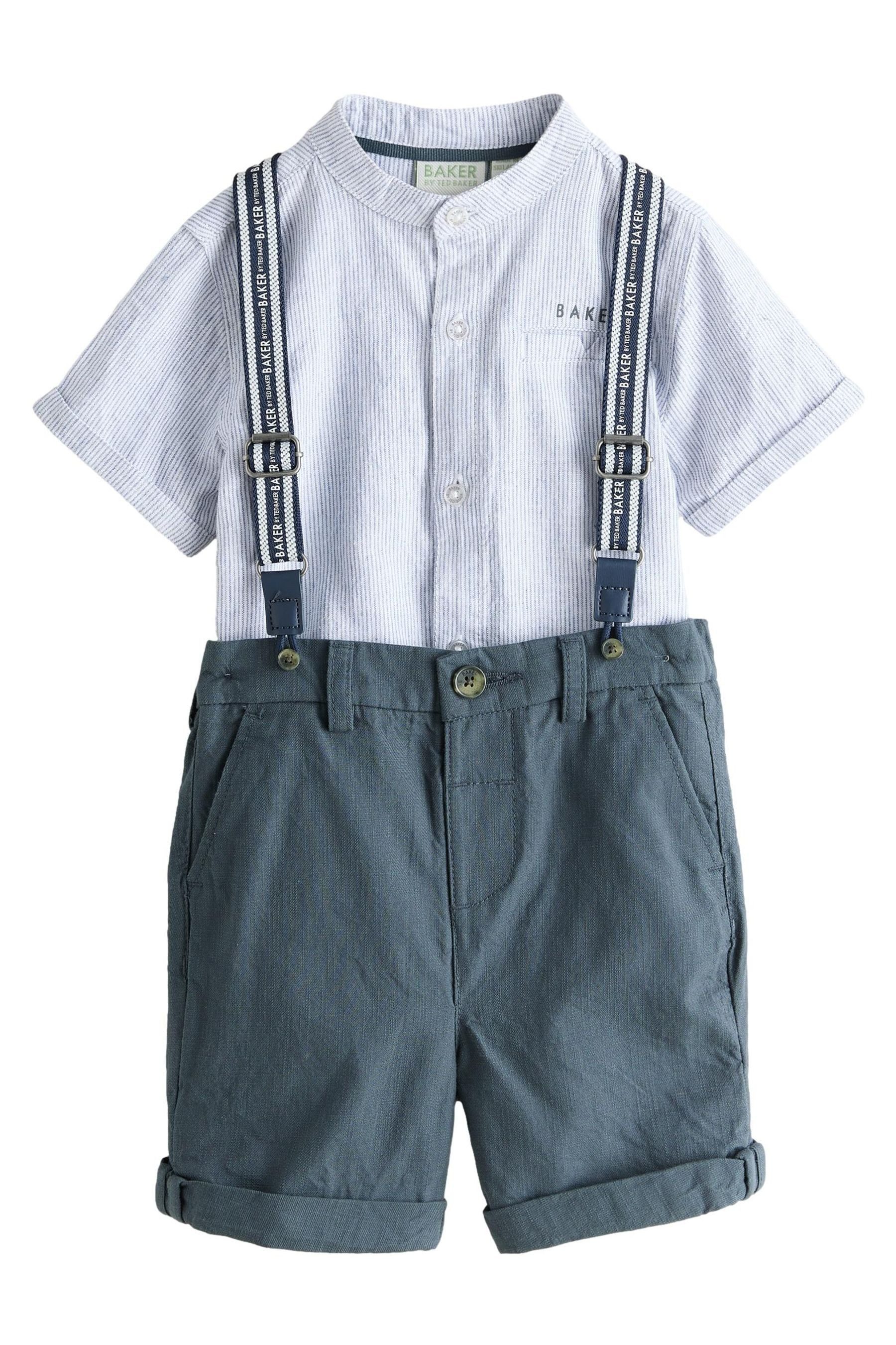 Baker by Ted Baker Hemd & Hose Baker by Ted Baker Hemd, Shorts und Hosenträger (2-tlg)