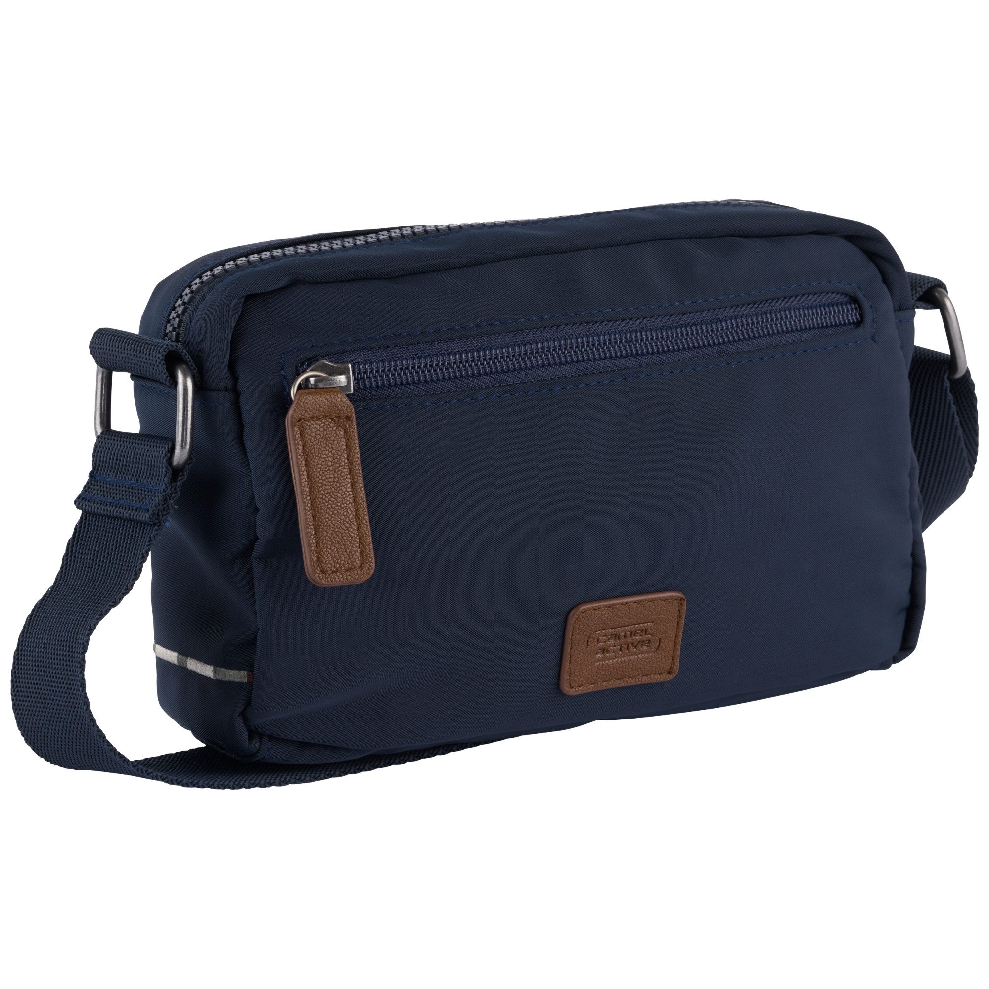 camel active Handtasche Aurum, aus recyceltem, robusten Nylon leichtgewichtig mit feinen Details