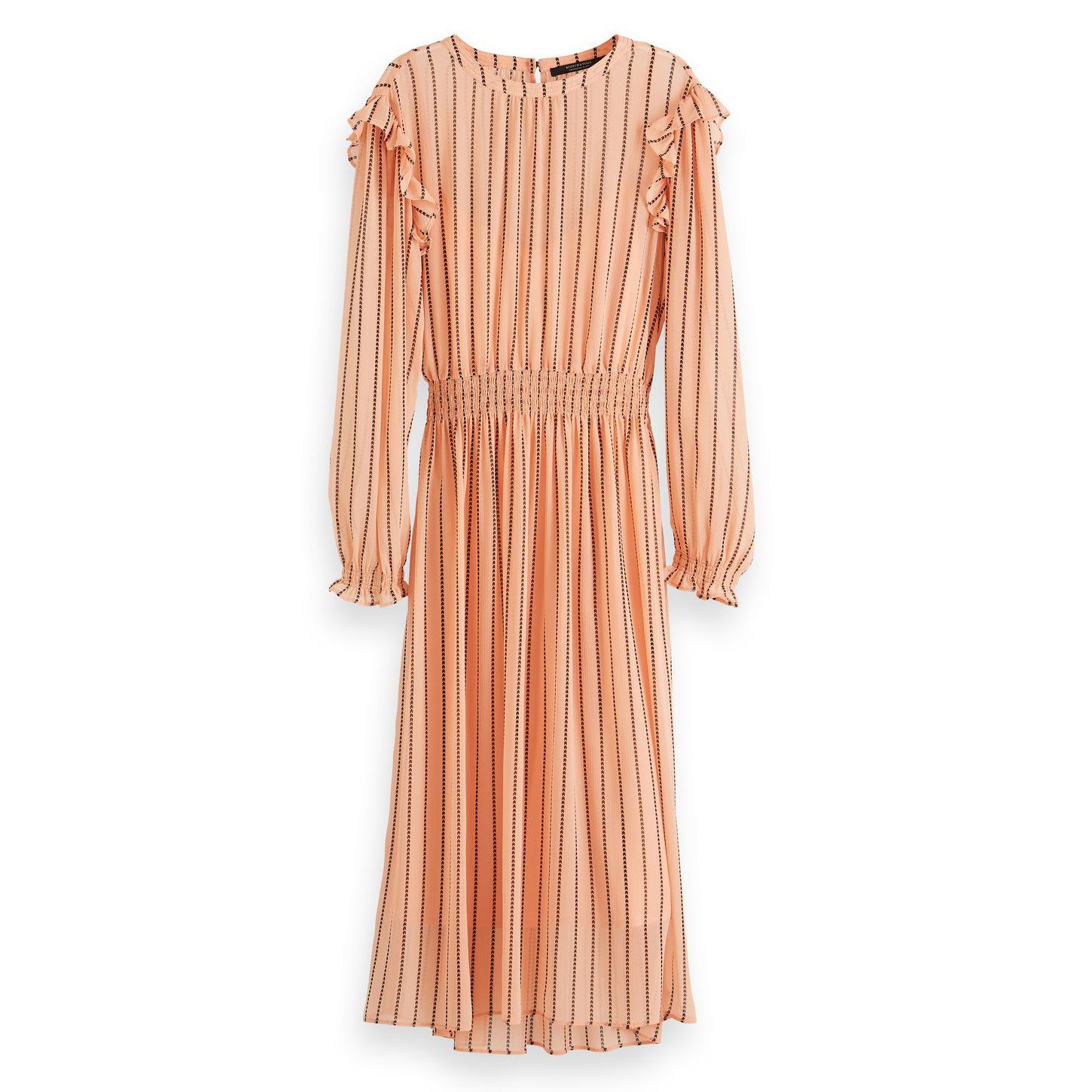 Jerseykleid Maison Scotch Damen Kleid Allover printed dress 150075