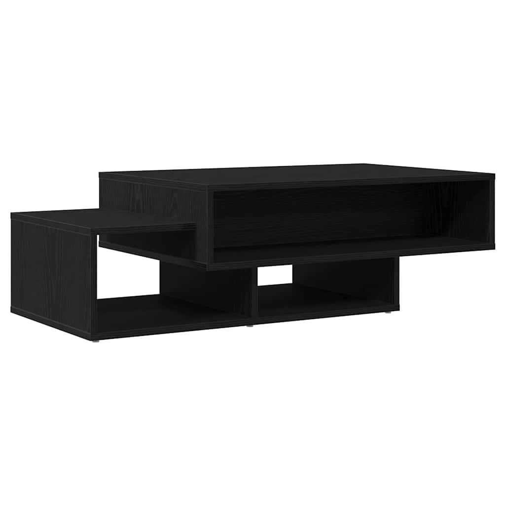 vidaXL Couchtisch Couchtisch Schwarz EichenOptik 105x55x32 cm Holzwerkstoff