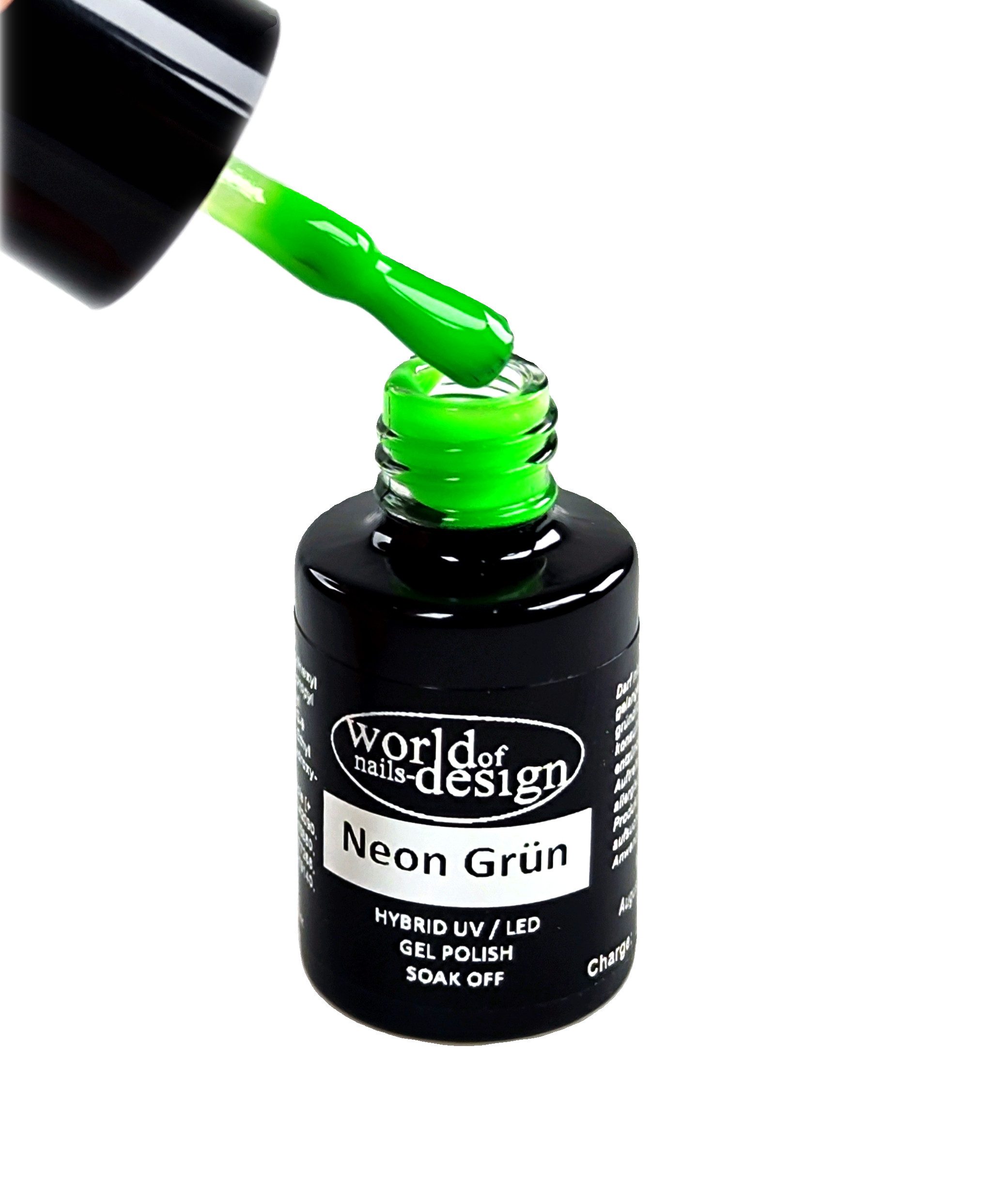 World of Nails-Design Gel-Nagellack UV/LED Hybrid-Lack, Gel-Lack, Gel Polish Neon Edition, leuchtende Neon-Farben