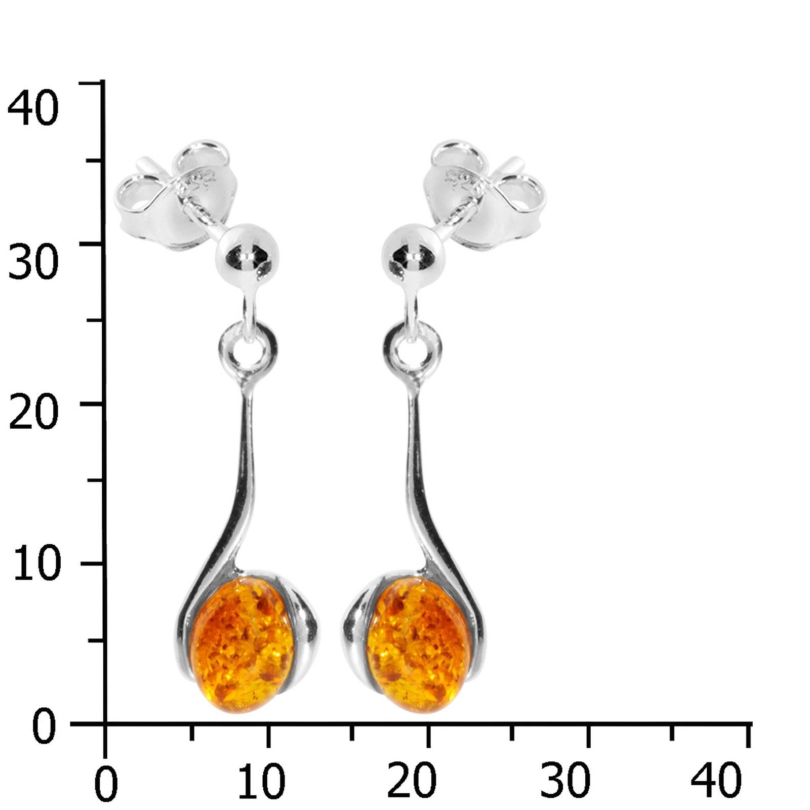 OSTSEE-SCHMUCK Paar Ohrhänger Ostsee-Schmuck Ohrhänger Lennja Ohrhänger Lennja (2-tlg)