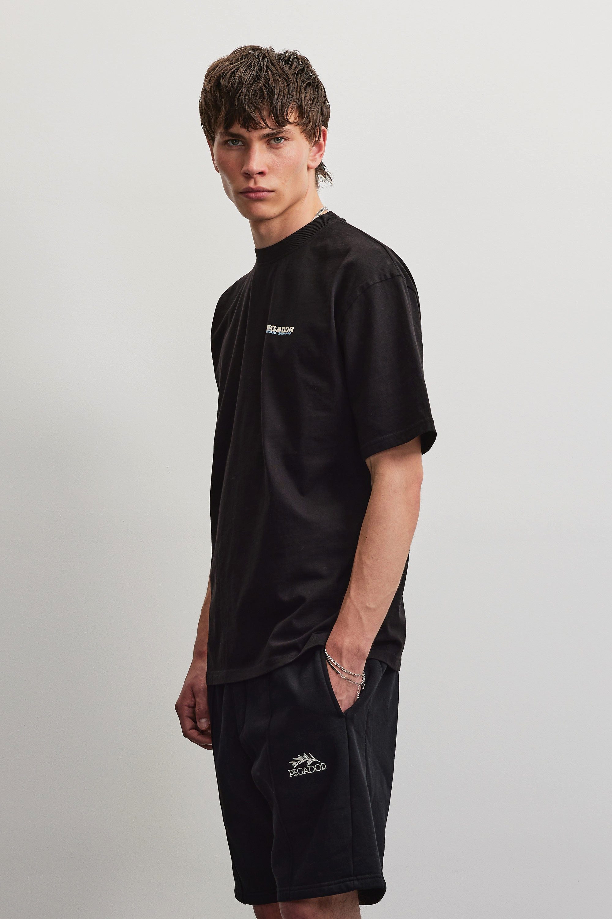 PEGADOR Rundhalsshirt TORRES OVERSIZED TEE
