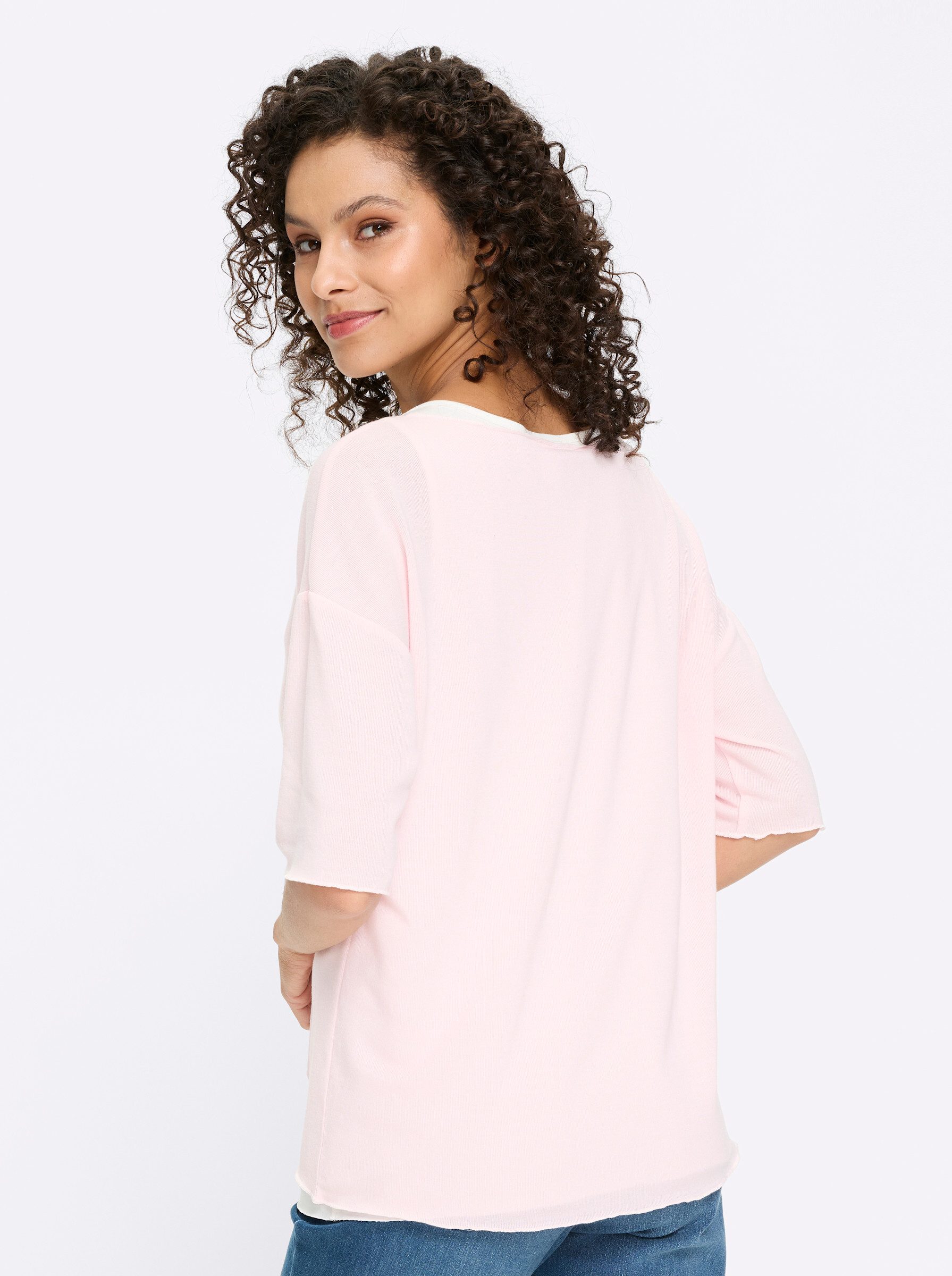 heine T-Shirt 2-in-1-Shirt 3/4-Arm