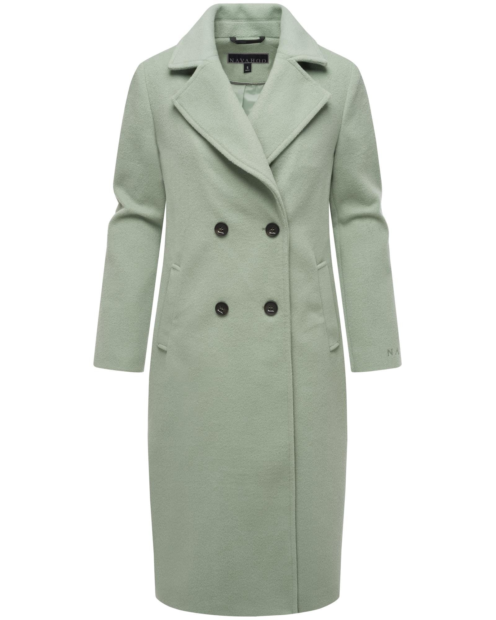 Navahoo Langmantel Sternlein 14 Kurzmantel in Woll-Optik mit Reverskragen