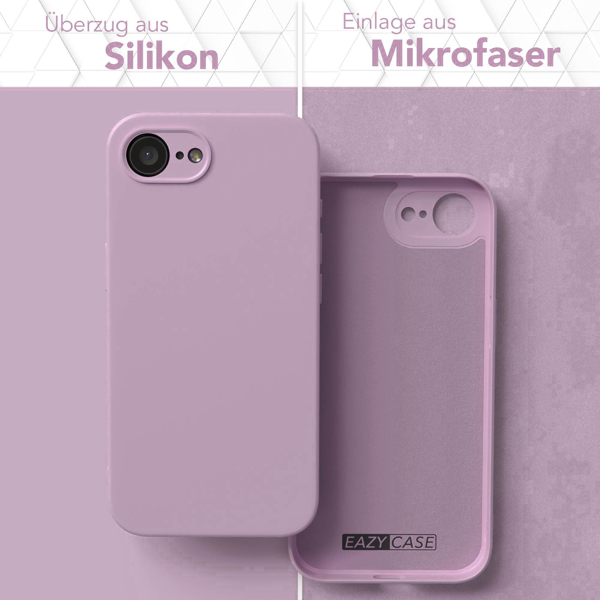 EAZY CASE Handyhülle für Apple iPhone 16e Hülle Silikon 6,1 Zoll, Hülle mit Kameraschutz Handycase Soft Smart Slimcover Lila / Flieder