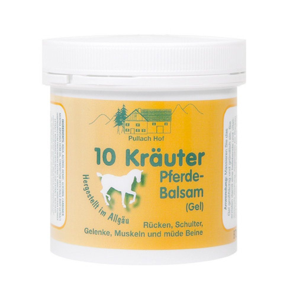 emeco Feuchtigkeitscreme 3x 250ml Pferdebalsam Gel wärmend 10 Kräuter Wärmegel Pferdesalbe, 3-tlg.