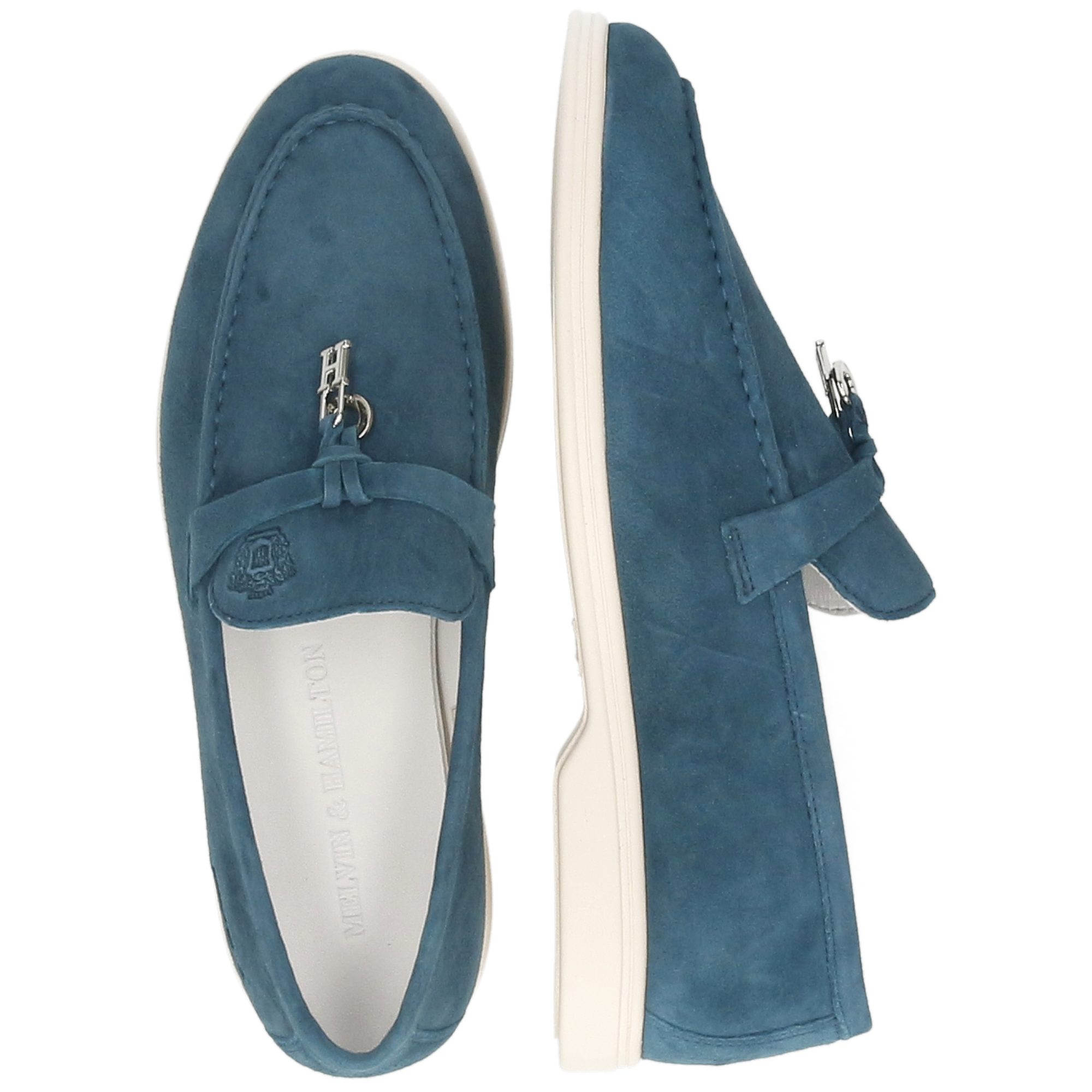 Melvin & Hamilton Adley 3 Leder-Loafers für Damen Loafer Flache Absätze, Echtes Leder, Herausnehmbare Innensohle