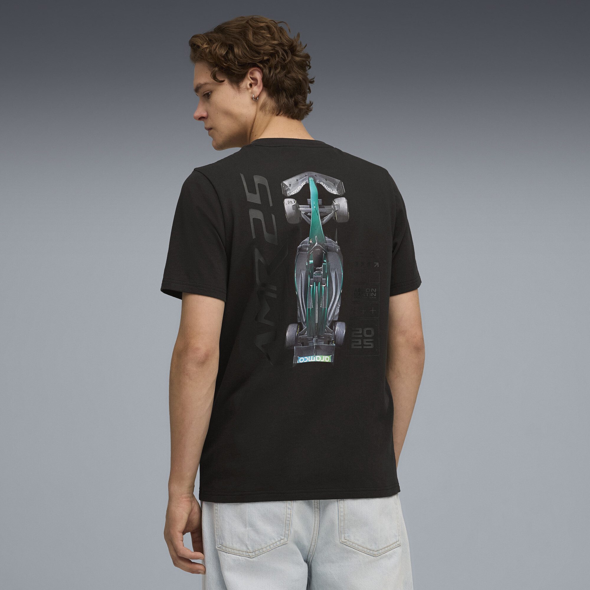 PUMA T-Shirt PUMA x ASTON MARTIN ARAMCO F1® TEAM Graphic T-Shirt Herren