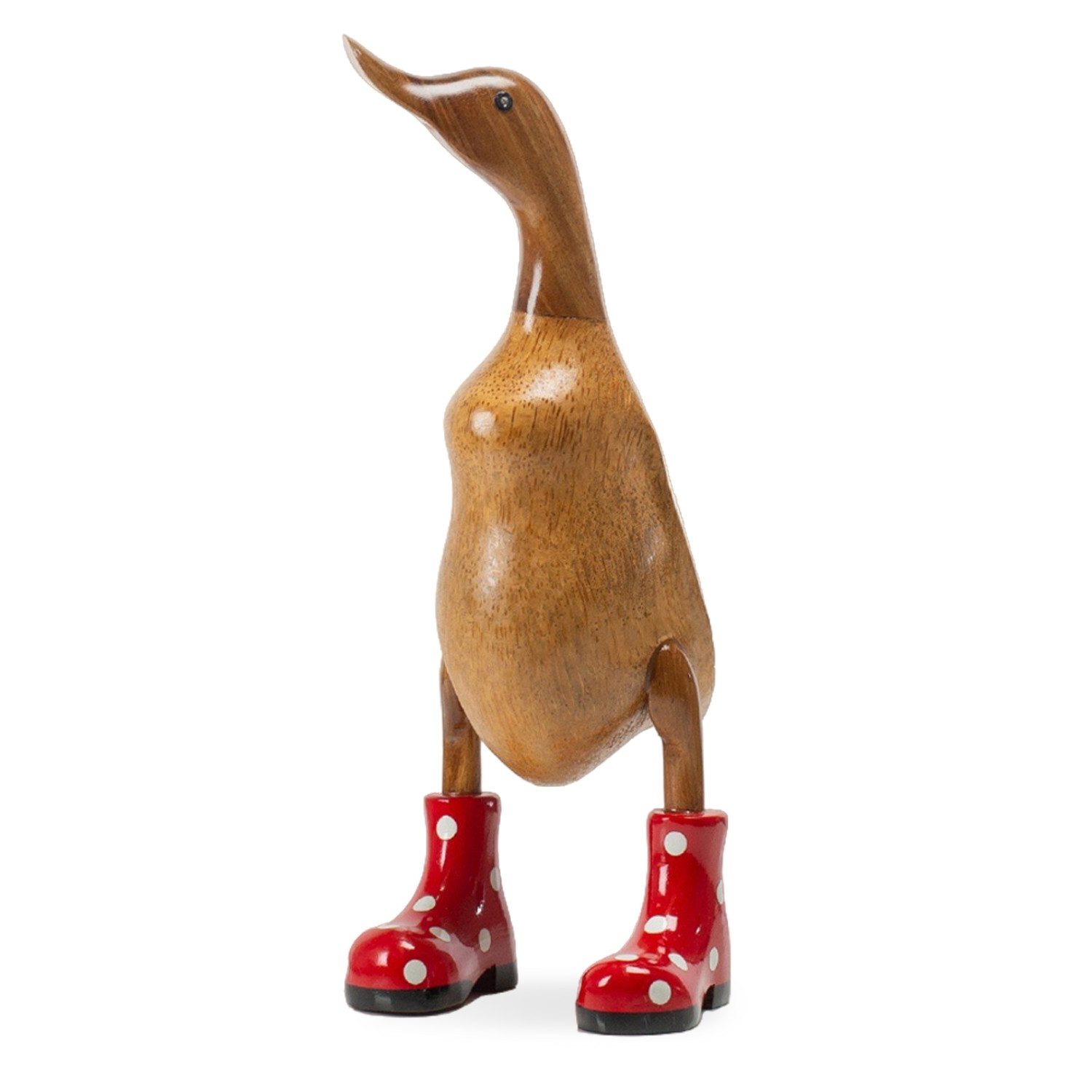 Rikmani Dekofigur Holzfigur Ente Stiefel - günstig online kaufen