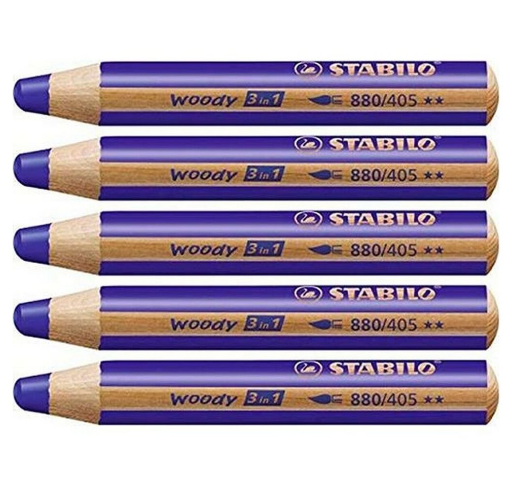Thumbnail - STABILO Buntstift Woody 880 3in1 - Ultramarin