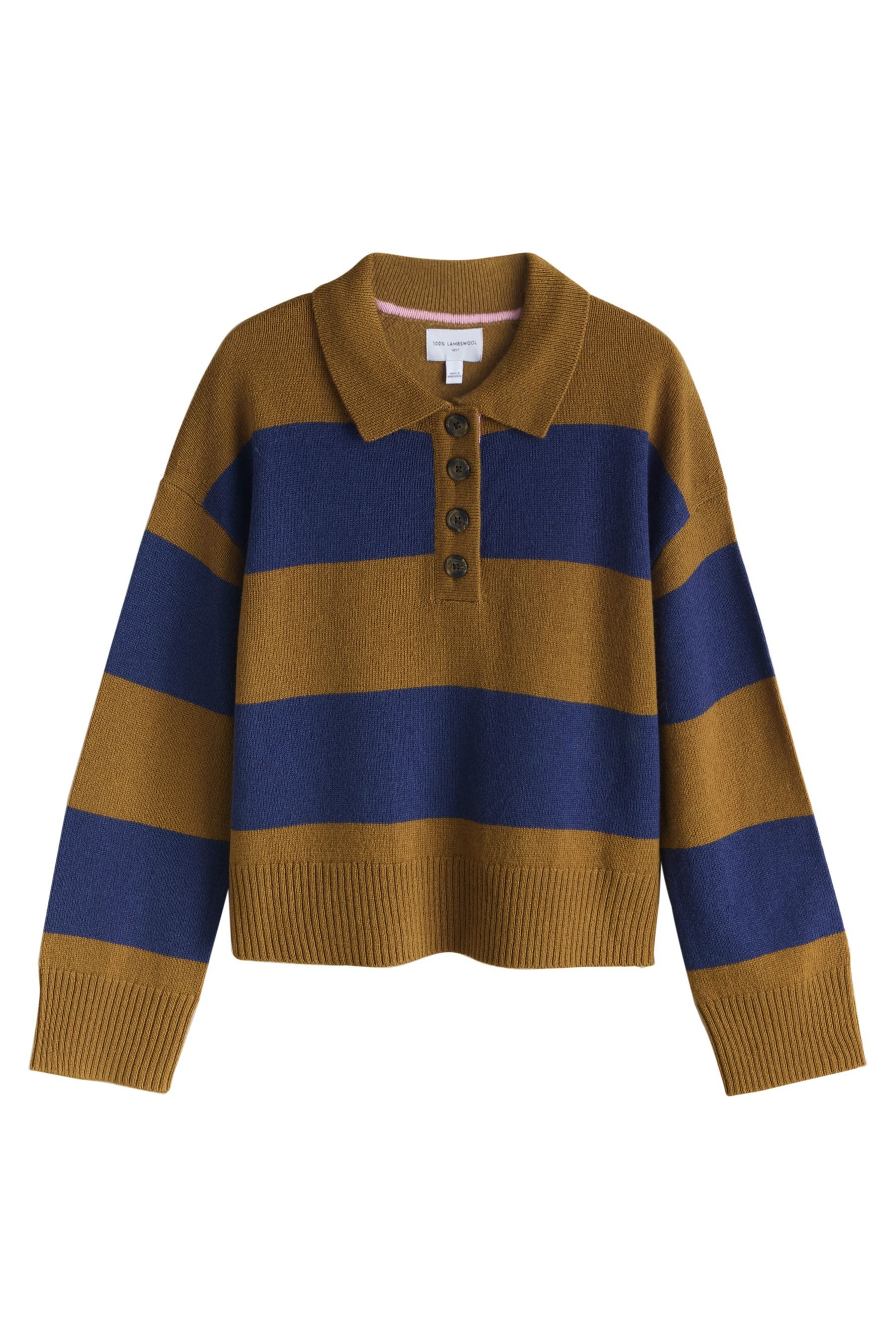 Polokragenpullover N. Premium Polo-Pullover aus 100 % Wolle