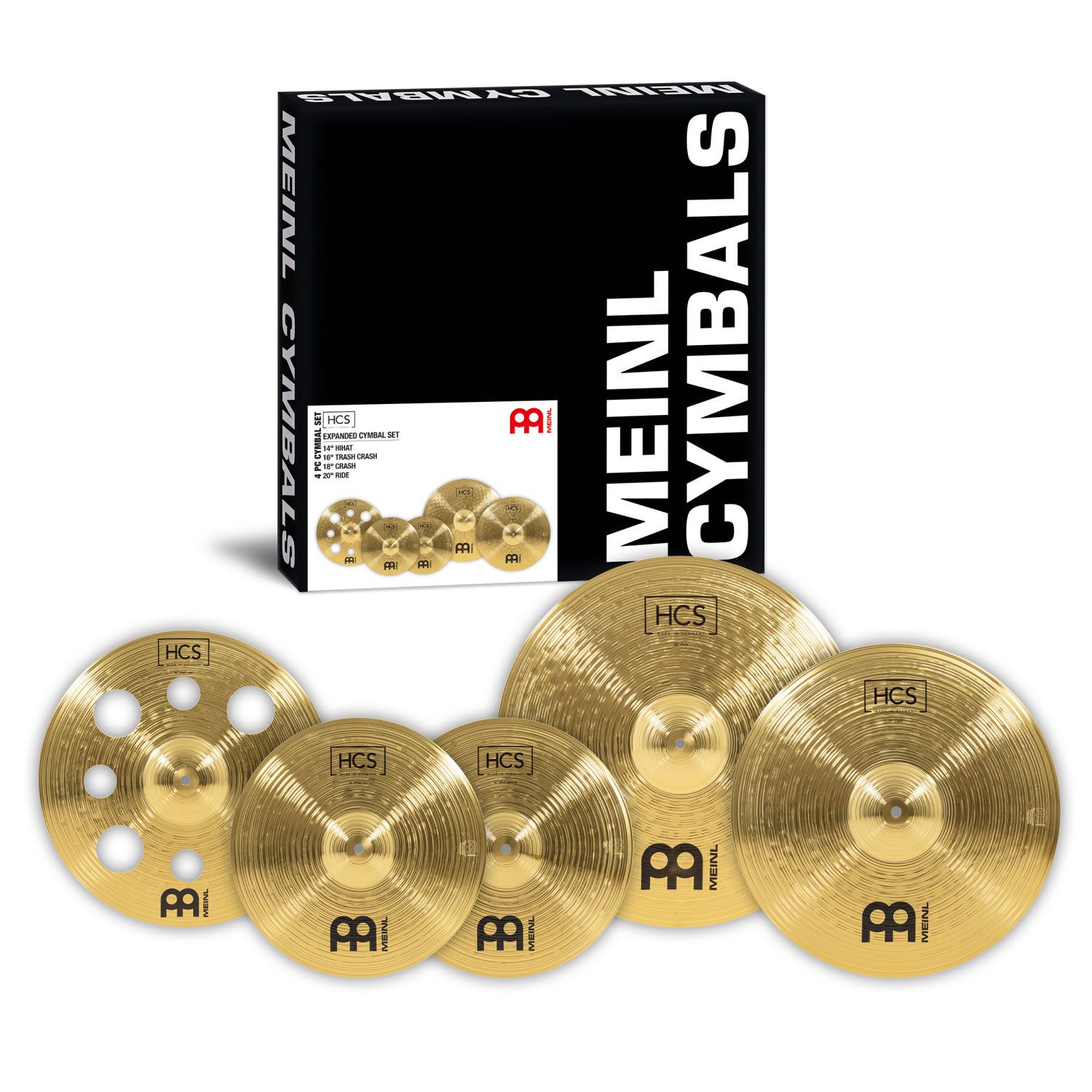 Meinl Cymbals Becken Meinl Beckenset HCS14161820 4 teilig