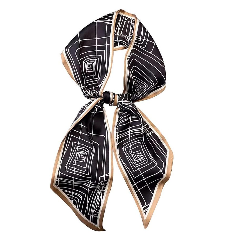 Seidenschal Satin Seidenschal Bandanas Haarschal 150 x 13 cm