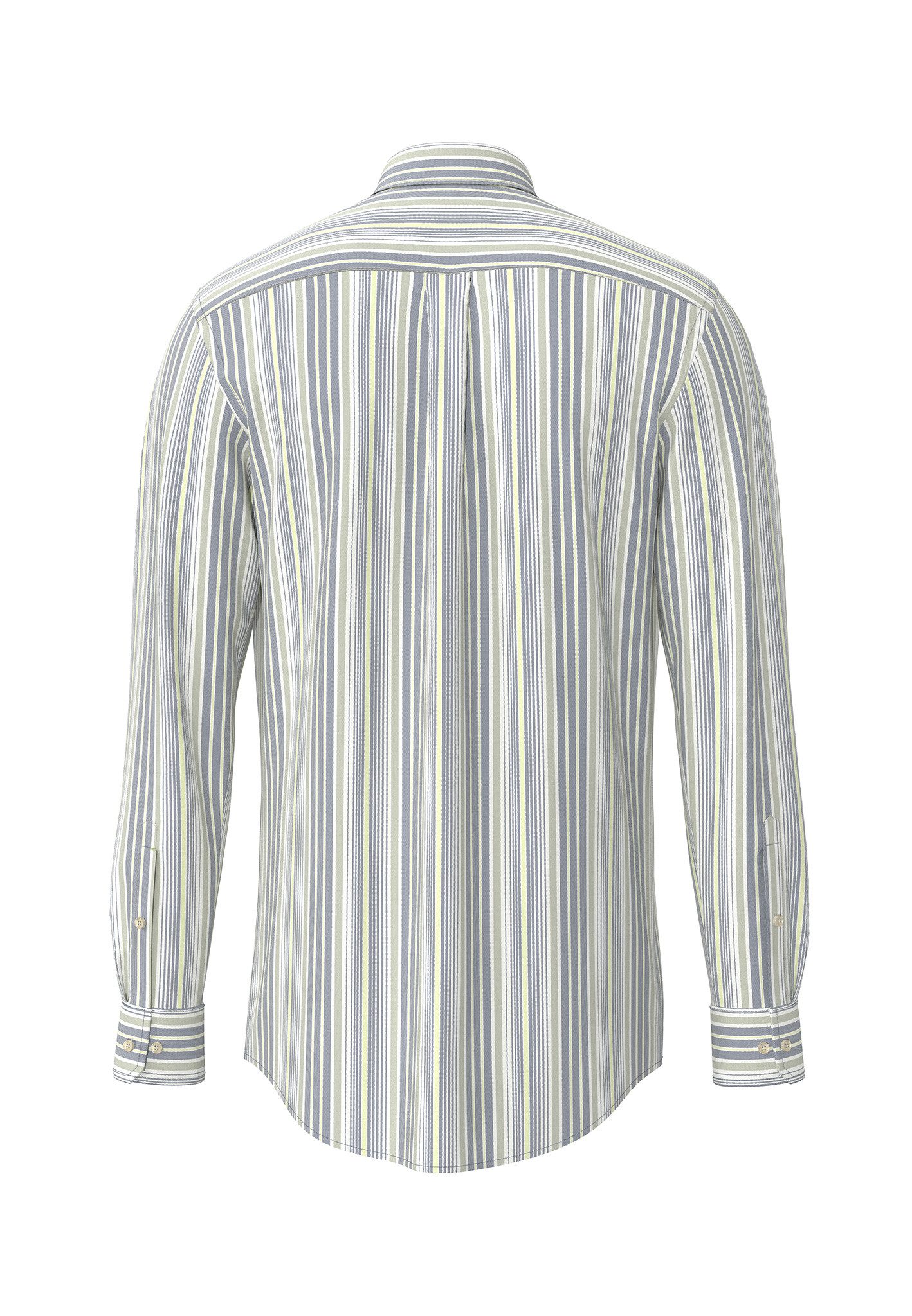 FYNCH-HATTON Streifenhemd Washed Oxford Stripe normale Passform, aus reiner Baumwolle, mit Streifenmuster – Bild 5 von 5