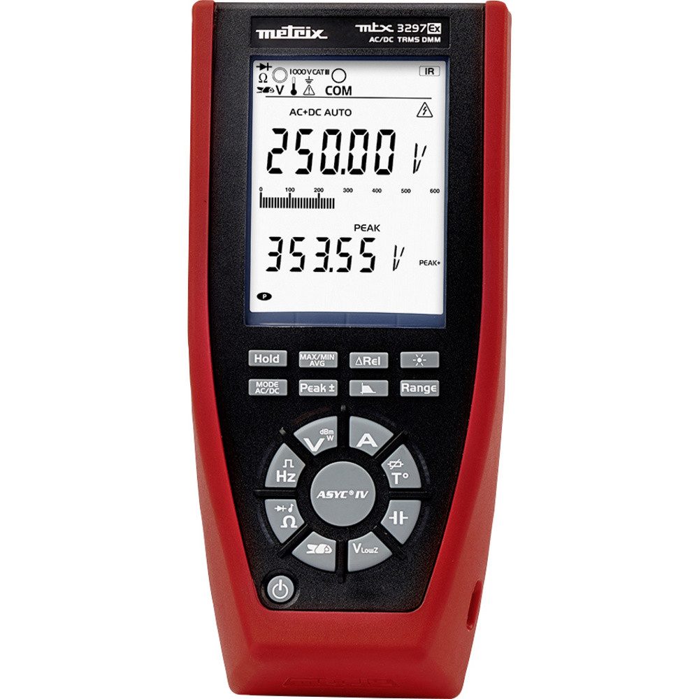 Spannungsprüfer Metrix MTX 3297Ex Hand-Multimeter digital Ex-geschützt CAT III 1000 V