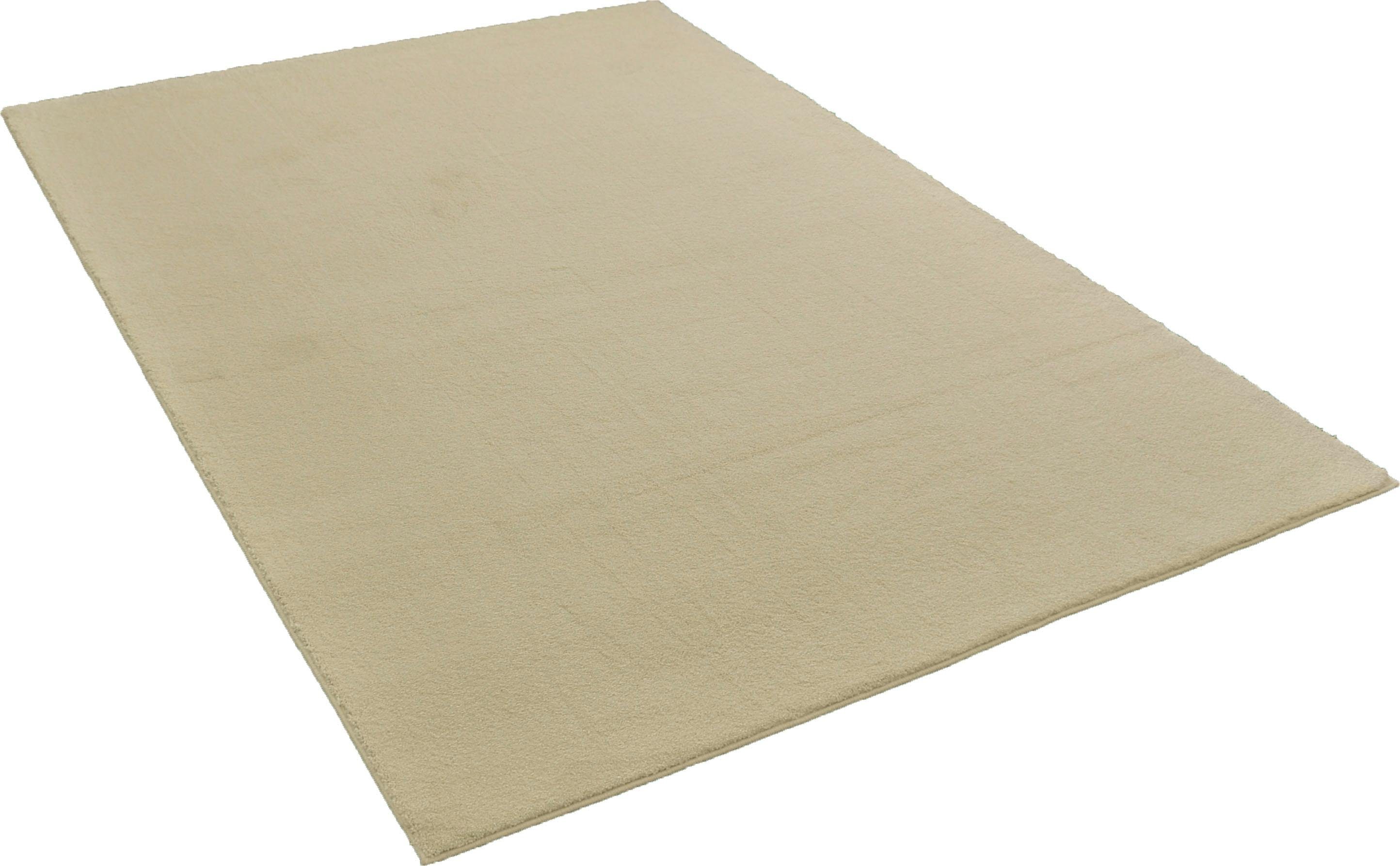 merinos Teppich Montana, rechteckig, Höhe: 20 mm, Kurzflor, Uni-Farben, besonders weich